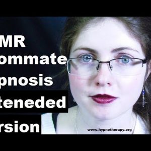 female roommate hypnotize you to sleep with her blue eyes-whispering hypnosis ASMR