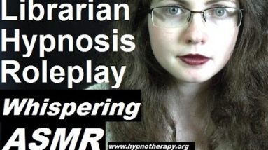 #ASMR Roleplay Female Librarian Hypnotize you to be quiet. #Whispering #hypnosis #insomnia #NLP