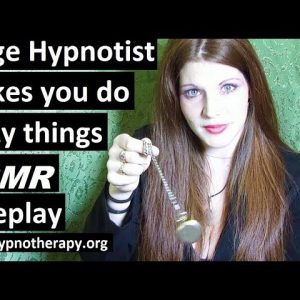 Warning: Female Stage Hypnotist controls your body with this trick - ASMR Roleplay