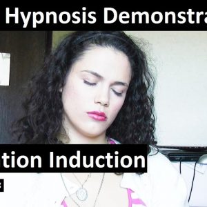 How to hypnotize someone with just your finger. Clinical hypnosis induction demonstration