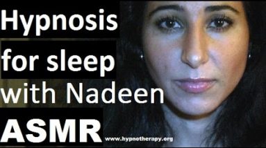 ASMR Hypnosis: Fall asleep fast with female stage hypnotist Nadeen Manuel #hypnosis #ASMR #NLP
