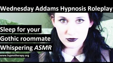 Wednesday Addams hypnotized you to sleep, Whispering ASMR roleplay