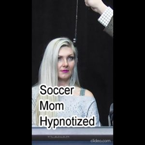 Soccer mom hypnotized #shorts (can't resist going into hypnosis, struggle to keep eyes open)