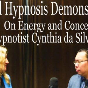 Hypnosis for Energy and Focus on Live TV, with Female Hypnotist Cynthia da Silva on Hypnotist Bernie